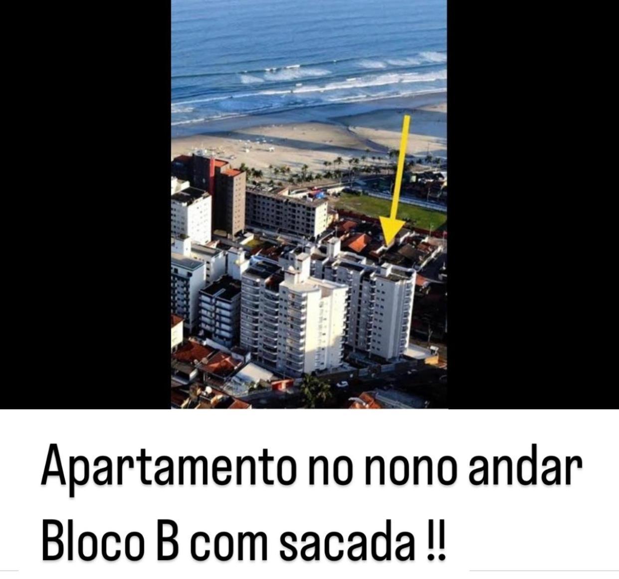 Apto A 50M Da Praia, Com Ar Condicionado, Wifi , Portaria 24H Прая-Гранди Экстерьер фото