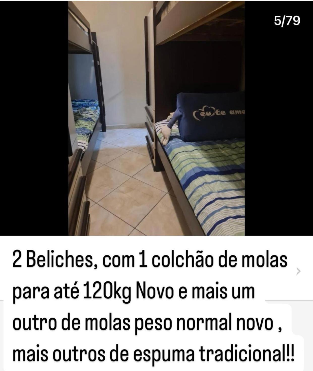 Apto A 50M Da Praia, Com Ar Condicionado, Wifi , Portaria 24H Прая-Гранди Экстерьер фото